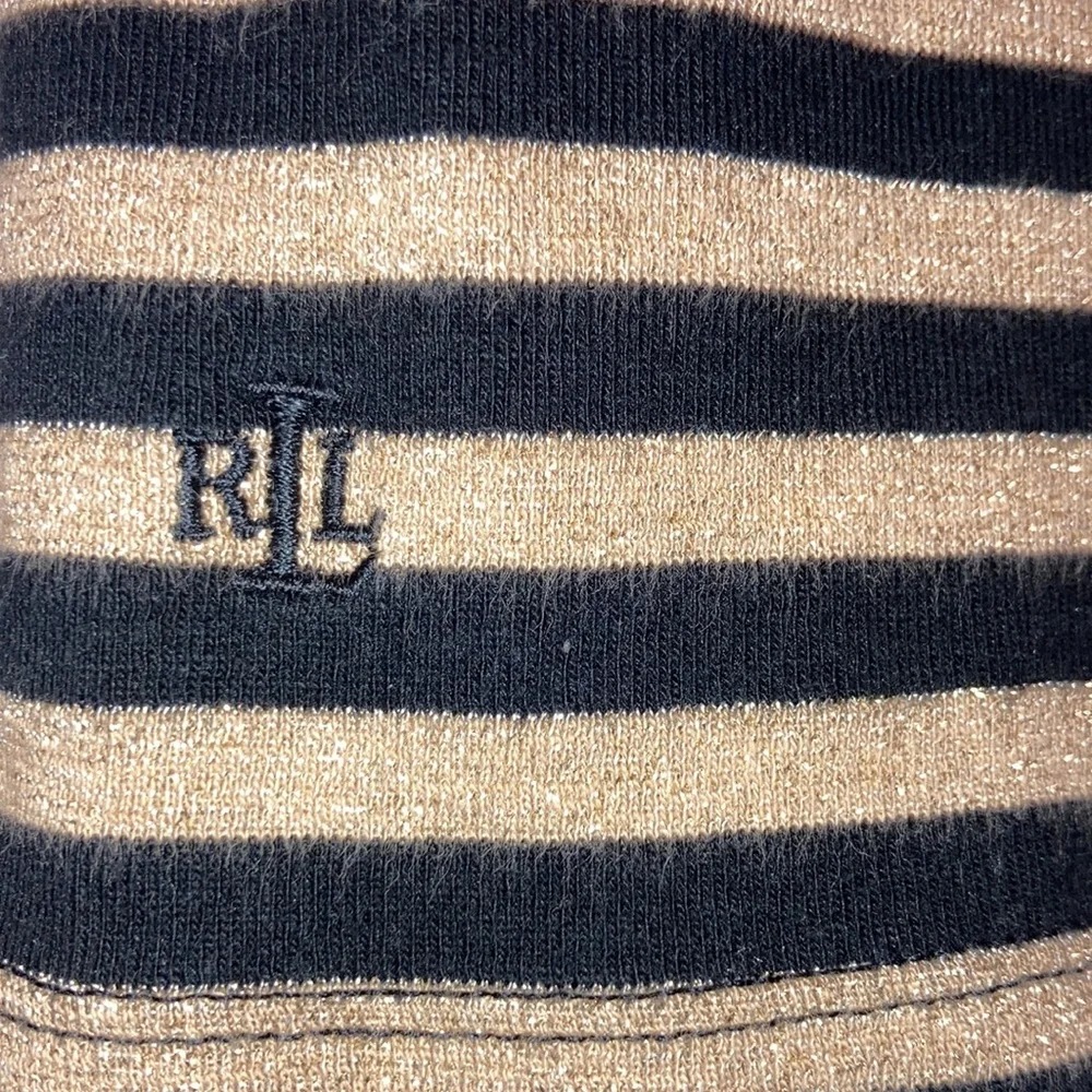 Ralph Lauren, black, and gold shirt - Picture 3 of 4